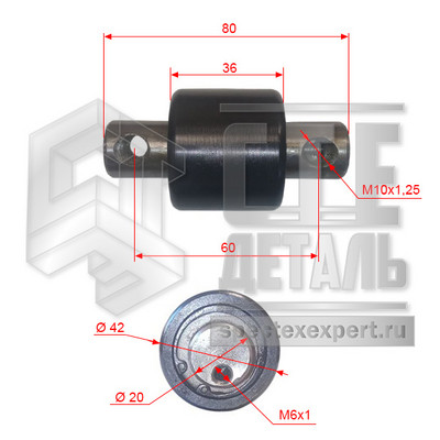 Ролик каретки боковой Mitsubishi FD15N