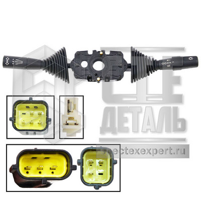 Переключатель подрулевой Jac CPD20-35J в сборе (реверс+свет)
