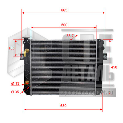 Радиатор Yale GP20-30TK/RK