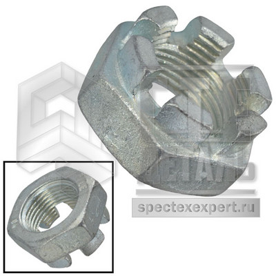 Гайка корончатая Komatsu