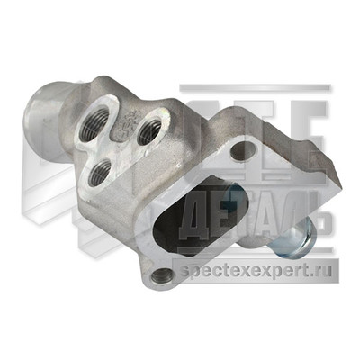 Патрубок корпуса водяного насоса Nissan K15, K21, K25 (выпускной)