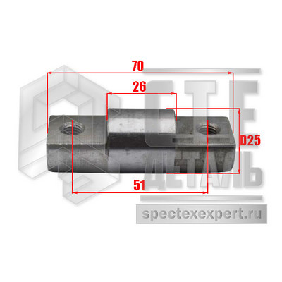 Ось ролика каретки бокового Komatsu FD15T-20, -21