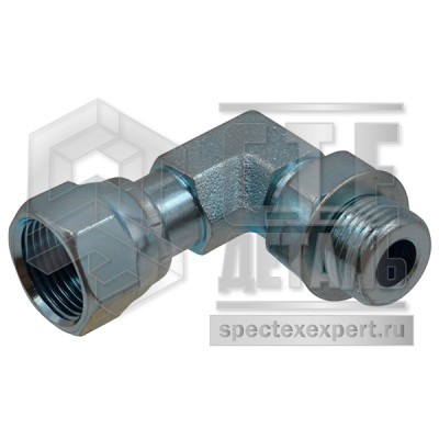 Штуцер угловой гидроцилиндра подъёма Doosan B/D/G20-35