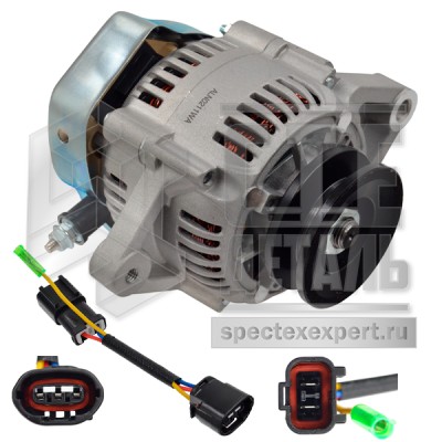 Генератор Yanmar 4TNV88 12V/40A