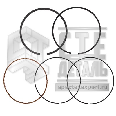 Кольца поршневые Nissan K21, K25 (0.5) (1.2*1.2*2.5) (к-кт на цилиндр)