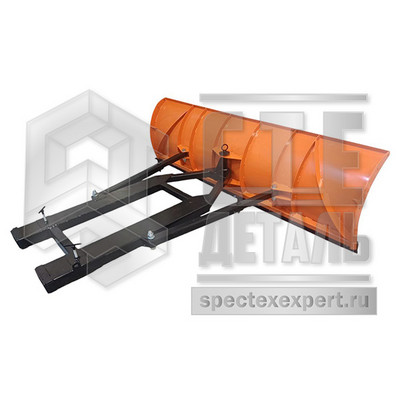 Отвал снегоуборочный для вилочного погрузчика L-2000*500 mm/S-3 mm (вилы не более 140*50)