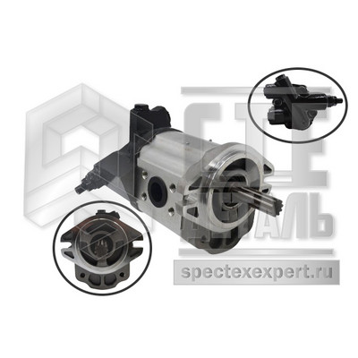 Насос гидравлический Nissan J01/J02 (H15/H20)  (10 зубов) (Обратное вращение)