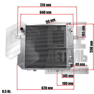 Радиатор охлаждения Hangcha CPCD45-50R (TD42)