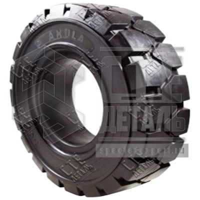 Шина цельнолитая  AKULA 6.50-10/5.00  LUG