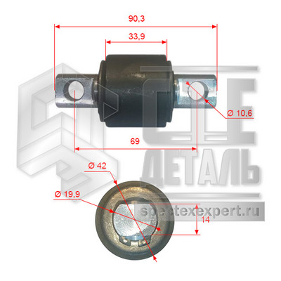 Ролик каретки боковой Hangcha CPC(Q)D10-35 R